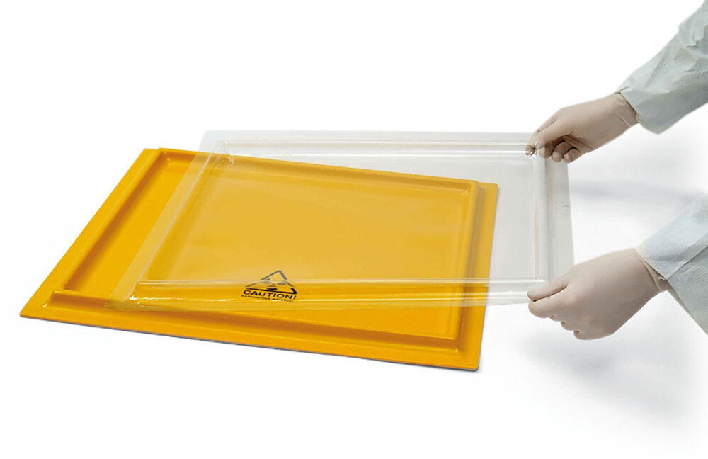 Protective box SEKUROKA® white, 700 x 460 x 20 mm, 1 piece