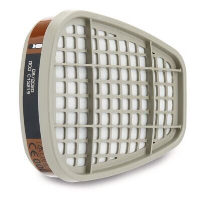 Breathing Filters 3M Gas Filter, A1, 6051, 8 Pieces