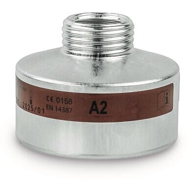 Breathing filters with standard thread, A2, 1 piece