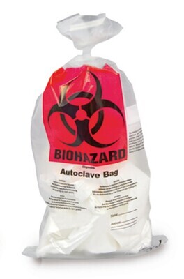 Sacchetti per lo smaltimento SEKUROKA® Biohazard PP, 50 ?m, 400 x 780 mm, 100 pezzi