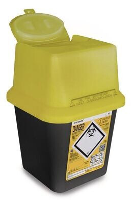 Waste bins Sharpsafe® 4 l container, 5 pieces