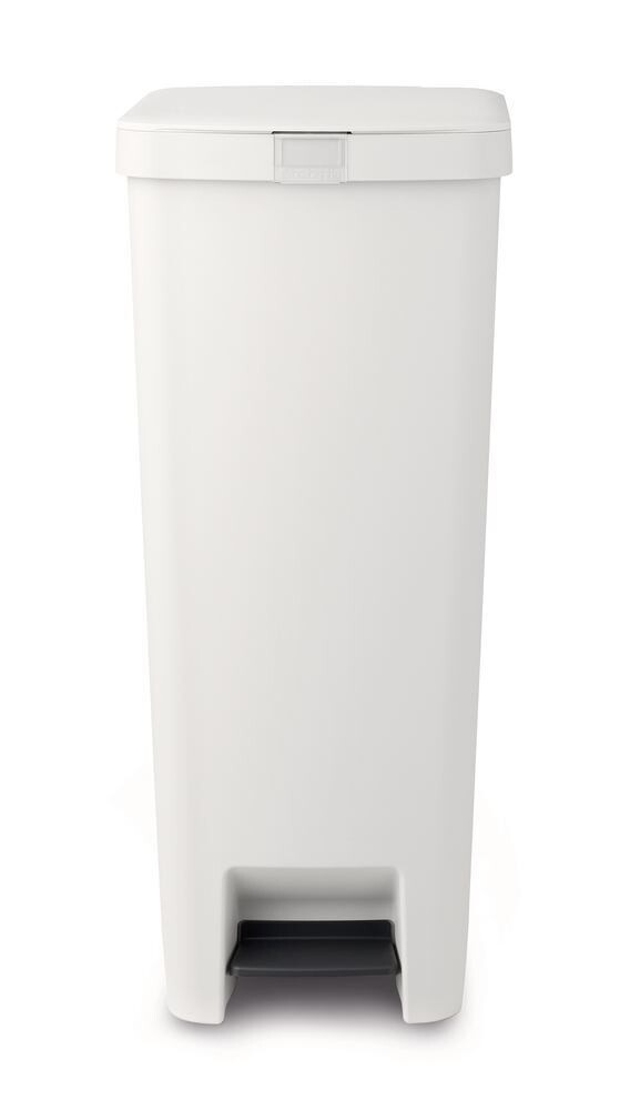 Waste bin with StepUp pedal, light gray, 1 piece