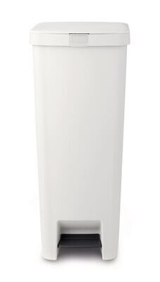 Poubelle avec pédale StepUp, gris clair, 1 pièce