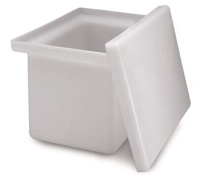 Autoclavable containers with rectangular lid, 27 l, 1 piece