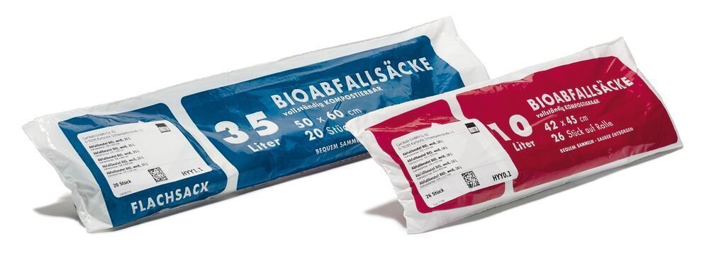 Bio Compostable Waste Bag, 80 l, 810 x 1100 mm, 10 Pieces