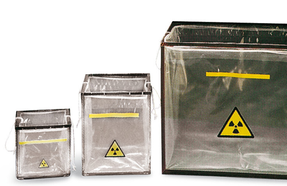 Anti-radiation waste container SEKUROKA® Anti-beta screens, 10 l, 1 piece