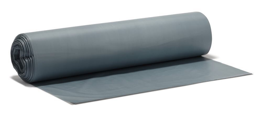 Waste bags, 70 l, gray, 575 x 1000 mm, 50 pieces