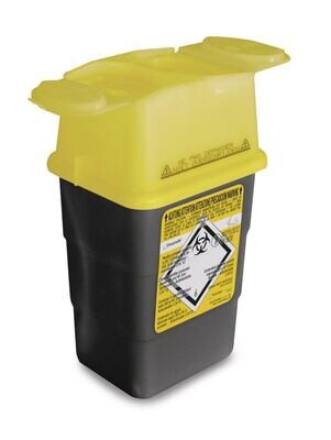 Waste bins Sharpsafe® 1 l container, 10 pieces