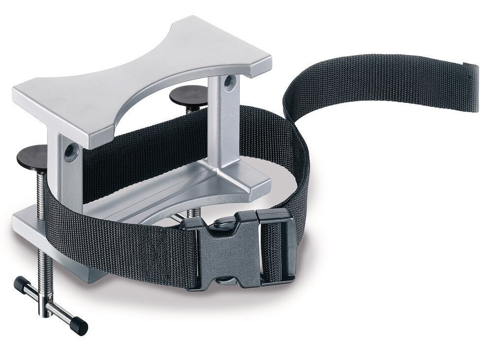 Portabotellas de mesa/pared, para 1 botella de gas Ø 230 mm, incl. correa de fijación 1 ud