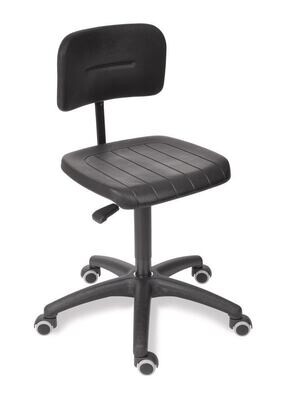 Chaise de travail modèle Eco, mousse PU, roulettes 1 pièce