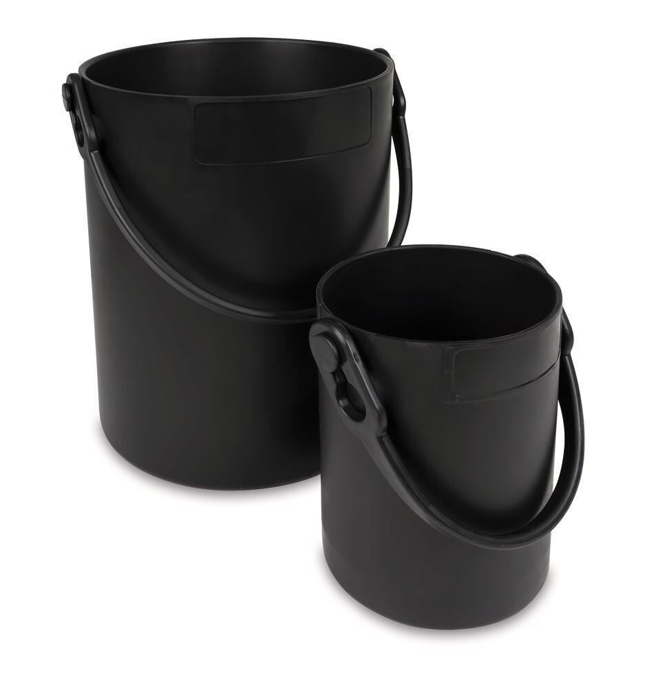 Transport bucket, for bottles up to 1.5 l black 1 piece