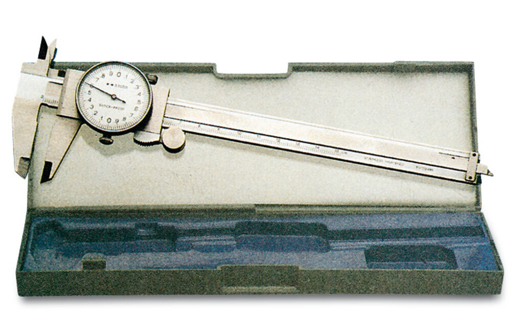 Vernier caliper, with case, measuring range up to 160 mm 1 piece