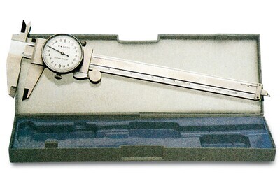 Vernier caliper, with case, measuring range up to 160 mm 1 piece