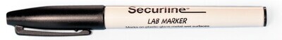 Marqueur de laboratoire, noir 10 pièces