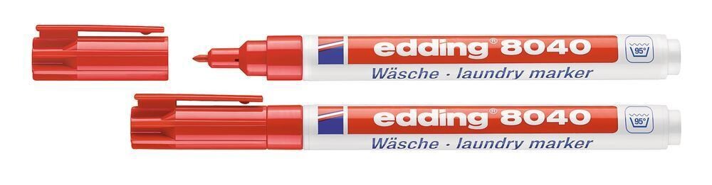 Laundry marker 8040 red 10 pcs