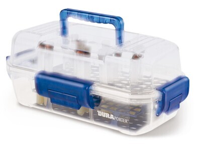 Supporto di sicurezza DuraPorter(TM), trasparente/blu 1 pz