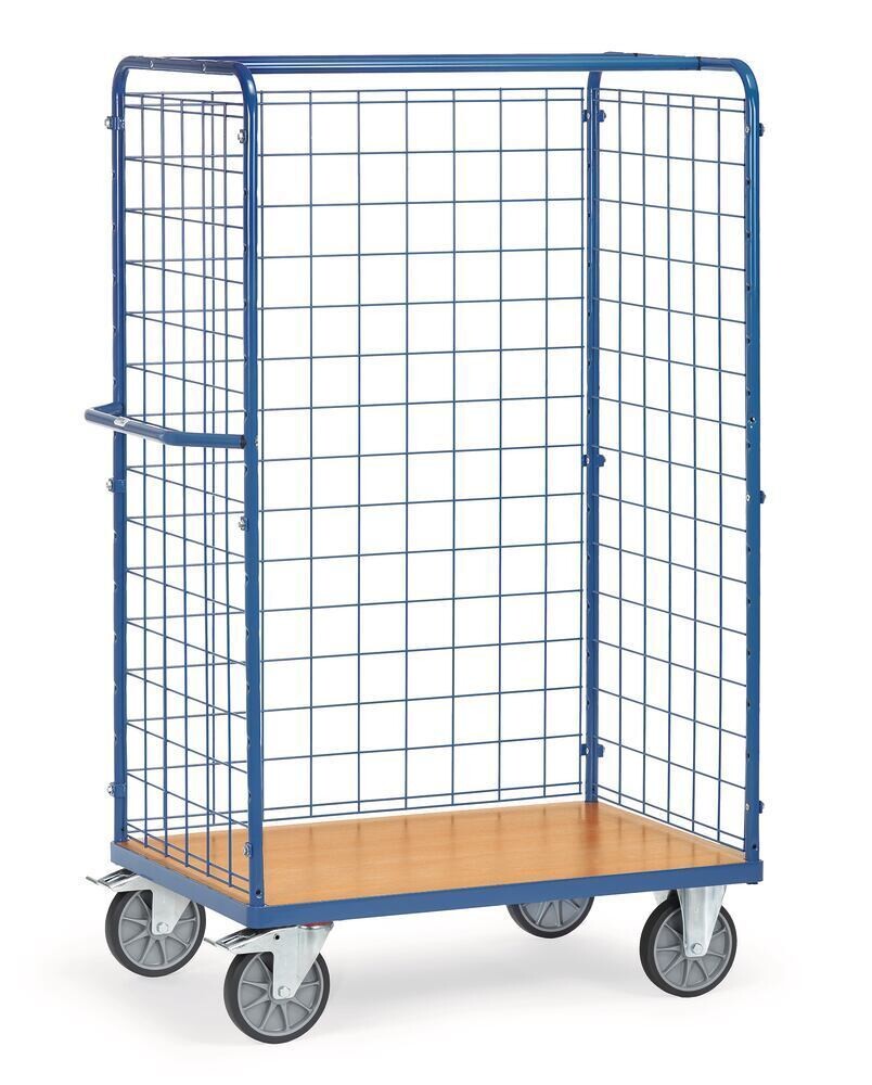Platform trolley with high grid walls, 1200 x 800 mm 1 Piece