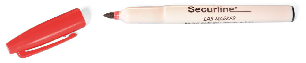 Lab Marker, red 10 pcs