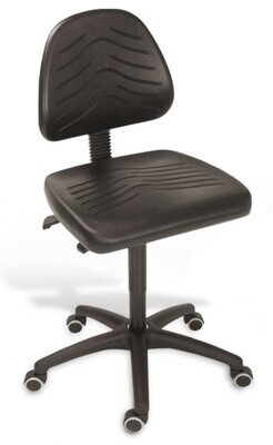 Work chair, Castors, without foot ring 1 Piece