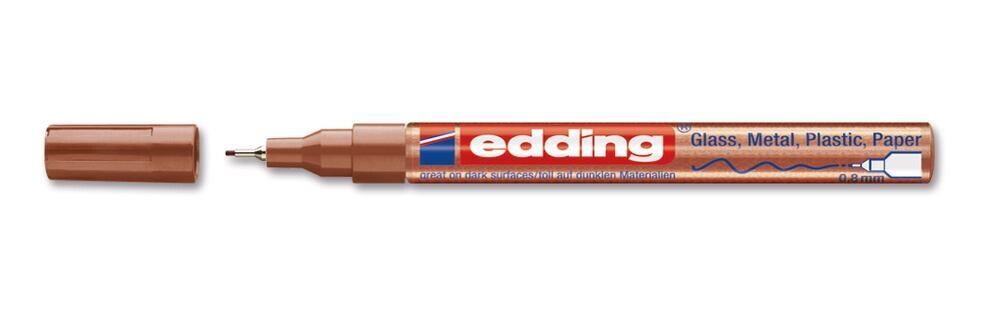 Paint marker, edding®, 780, copper, extra fine, 0.8 mm 10 pcs