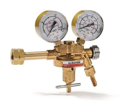 Cylinder pressure reducer, single-stage version, brass, type of gas hydrogen 1 piece