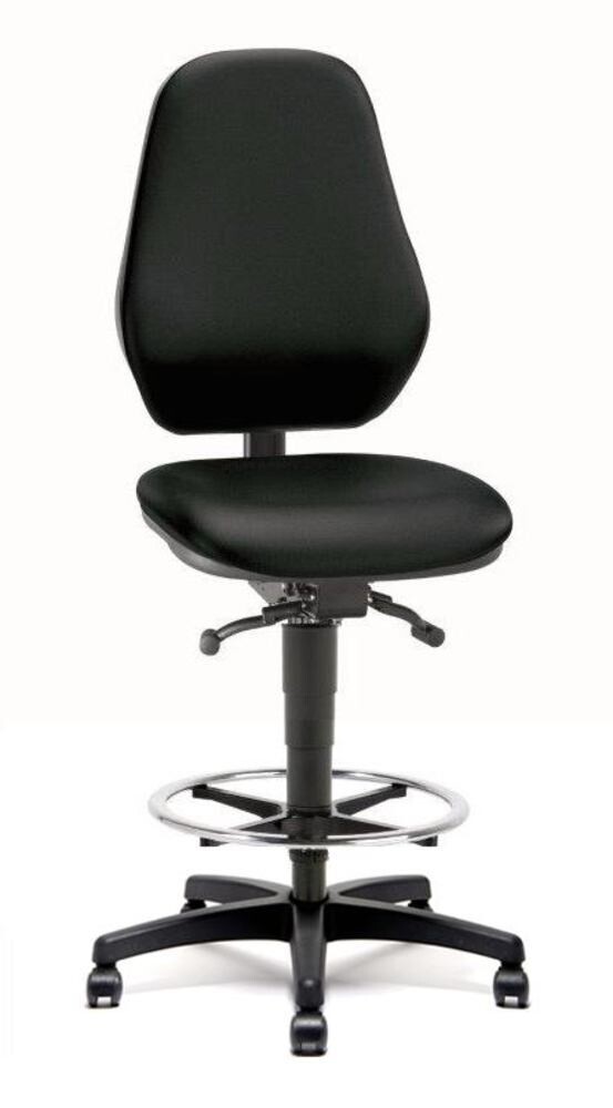 Work chair Comfort, Seat height 660-910mm, with foot ring 1 Piece