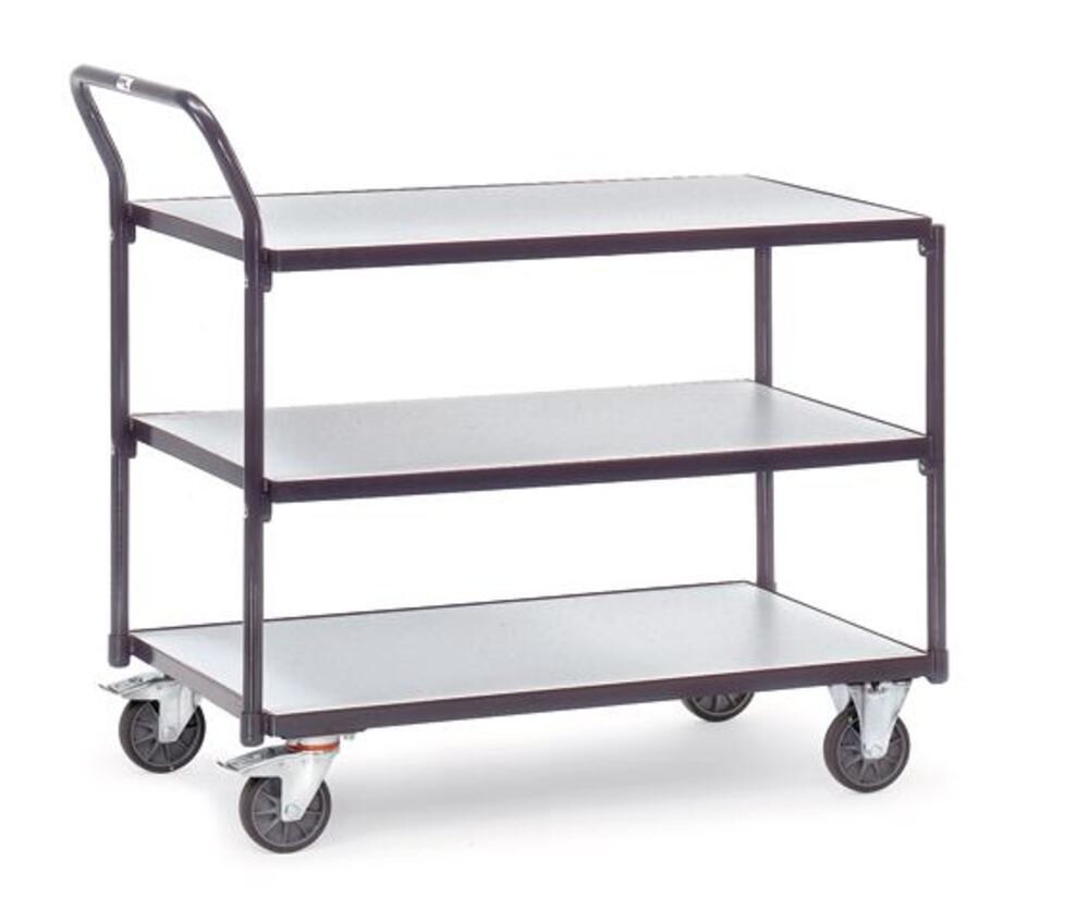 Table trolley with 3 plates, platform size 850 x 500 mm 1 pc