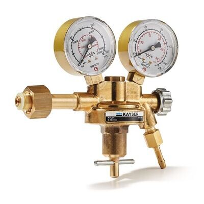 Cylinder pressure reducer, single-stage version, brass, Ar/CO2, 0-24/23 l/min 1 Piece