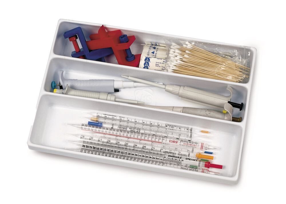 Drawer element, 454 x 307 x 63 mm, 3 compartments 1 pc