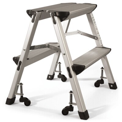 Cuero de escalera móvil, aluminio, según DIN 4569 1 pieza