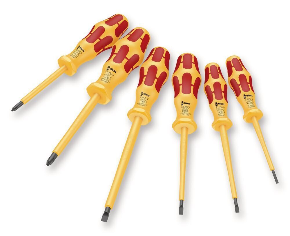 Screwdriver set, 6 pieces 1 Set