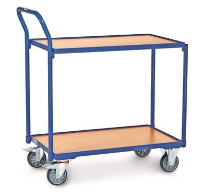Wooden shelf trolley, 2 floors, 850 x 500 mm 1 piece