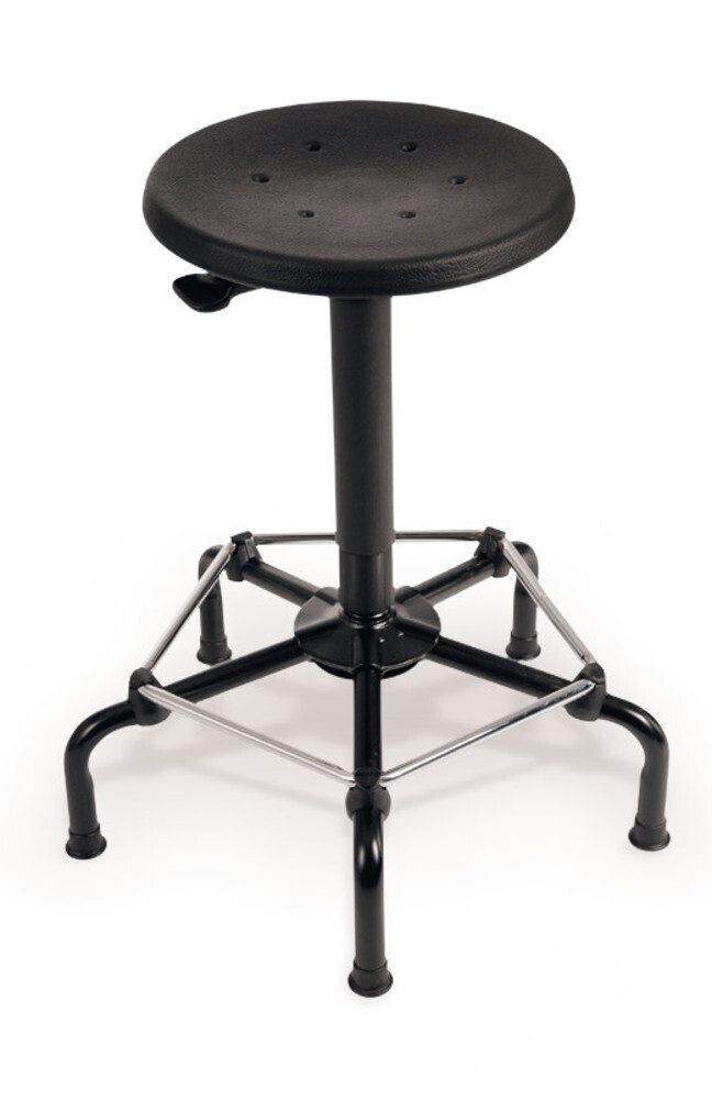Stool with all-round footrest, seat height 540-740 mm 1 Piece