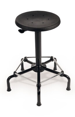Stool with all-round footrest, seat height 540-740 mm 1 Piece