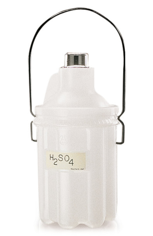 Safety bottle container, HDPE, PC lid 1 pc
