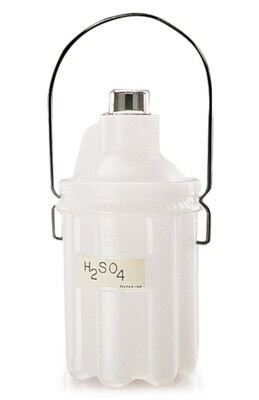 Contenitore per bottiglie di sicurezza, HDPE, coperchio in PC 1 pz