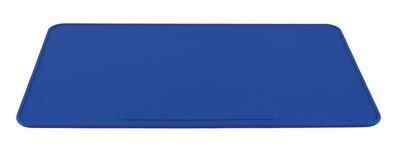 Silicon lab mats, metal inserts, blue, L 600 x W 350 x H 2 mm 1 Piece