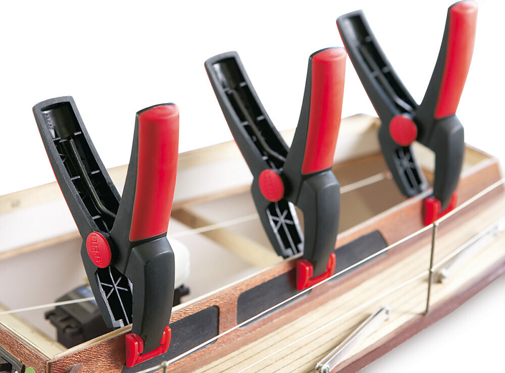 Universal spring clamp, PA, total length 160 mm, clamping width 60 mm 1 pc