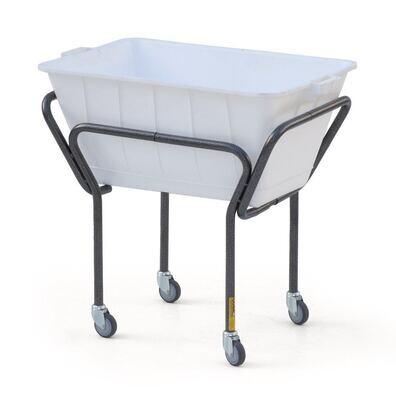 Récipient en plastique, HDPE, blanc, L 900 x l 540 x H 390 mm 1 pièce