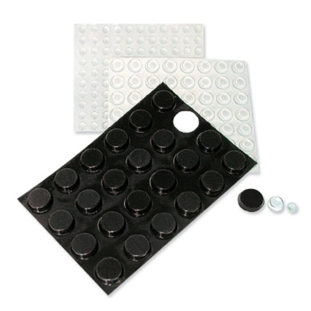 Rotilabo® elastic caps, soft elastic plastic, Ø 13 mm 112 pcs
