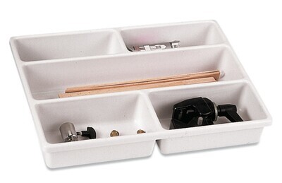 ROTILABO®-drawer divider, PVC, 5 storage compartments for pipettes etc. 1 pc