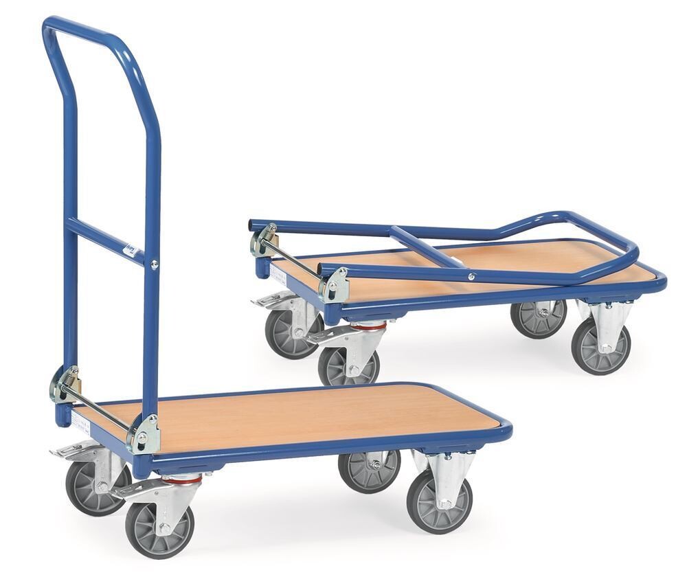 Folding trolley, tubular steel frame, L 995 x W 620 x H 965 mm 1 Piece