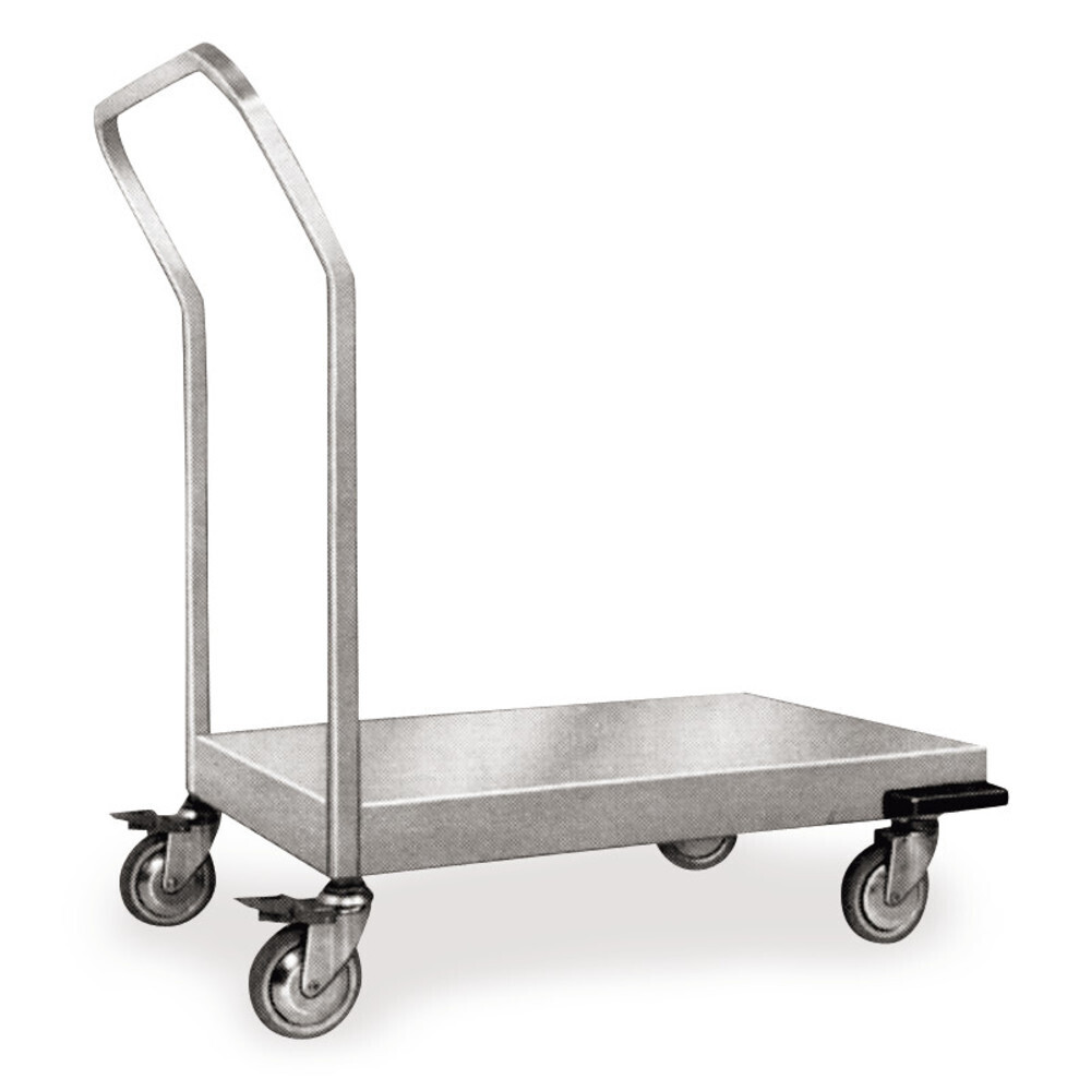 Chariot à plate-forme Rotilabo®, acier inoxydable, dimensions de la plate-forme 545 x 545 mm 1 pièce