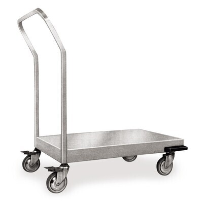Carro con plataforma Rotilabo®, acero inoxidable, tamaño de la plataforma 545 x 545 mm 1 ud.
