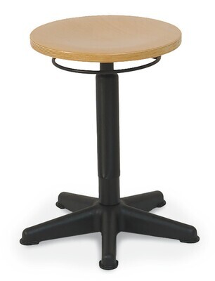 Hocker Modell Komfort, Buche natur, Sitzhöhe 440 - 630 mm 1 Stück