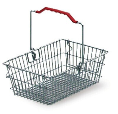 Cesta de mano, cromado-galvanizado, 7 l 1ud