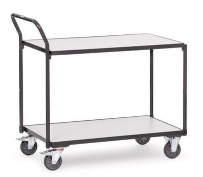 Carrello da tavolo con 2 piastre, dimensioni piattaforma 850 x 500 mm 1 pz