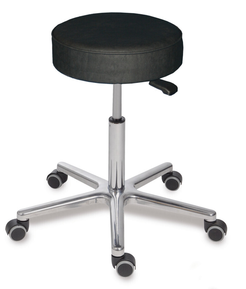 Swivel stool, XL, Leatherette black, &amp;#x2300, 360 mm 1 pc