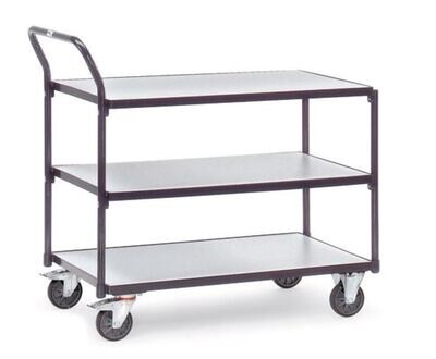 Chariot de table avec 3 assiettes, taille de plate-forme 1000 x 600 mm 1 pc