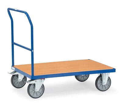 Chariot à barre de poussée, taille de plate-forme 1200 x 800 mm 1 pc